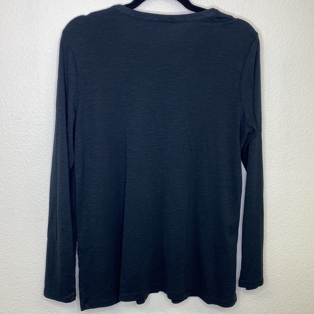 J.Jill Button Front Tee Size Medium - image 6